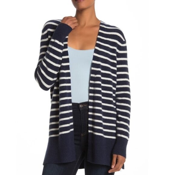 Madewell Walker Striped Cozy Cardigan Sweater - Picture 1 of 2